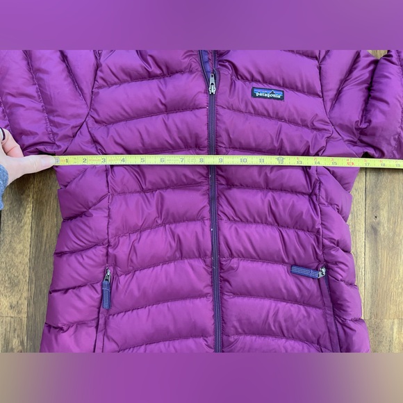 Patagonia Quilted Jacket purple girls XL - Picture 4 of 9